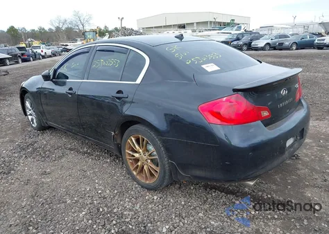 2010 Infiniti G37X z USA, uszkodzony, nr VIN JN1CV6AR7AM250797